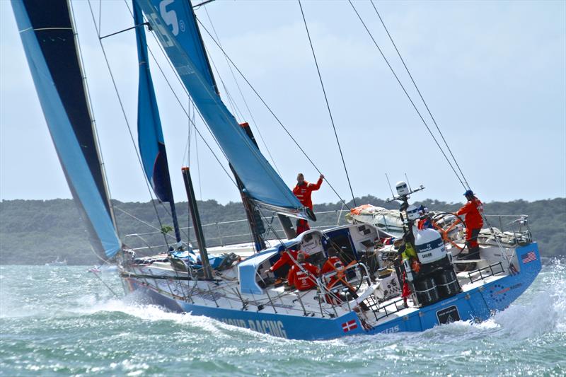 Vestas 11th Hour Racing - Volvo Ocean Race - Auckland - Leg 7 Start - Auckland - March 18, - photo © Richard Gladwell