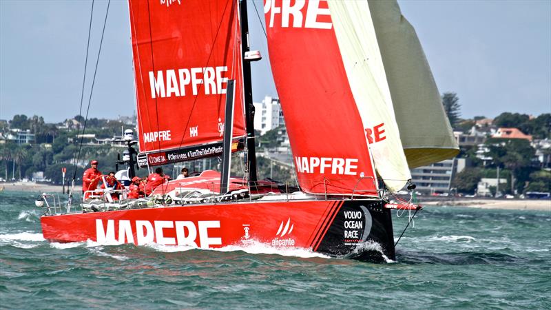 MAPFRE - Volvo Ocean Race - Auckland - Leg 7 Start - Auckland - March 18, - photo © Richard Gladwell