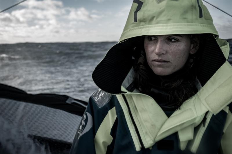 Leg 7 from Auckland to Itajai, day 6 on board AkzoNobel.. Martine Grael photo copyright James Blake / Volvo Ocean Race taken at  and featuring the Volvo One-Design class