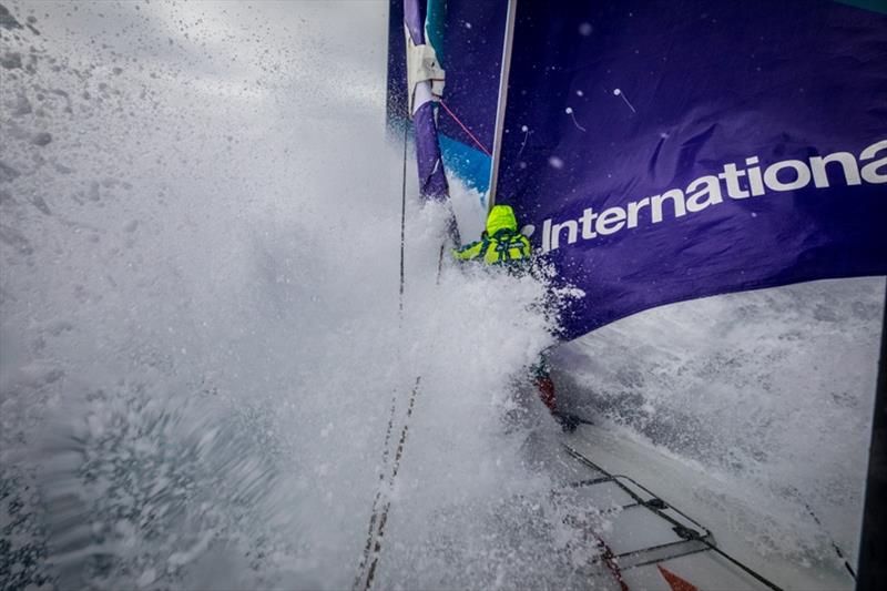 Volvo Ocean Race Leg 7 from Auckland to Itajai, day 7 on board AkzoNobel. Brad Farrand making his own path. - photo © James Blake / Volvo Ocean Race