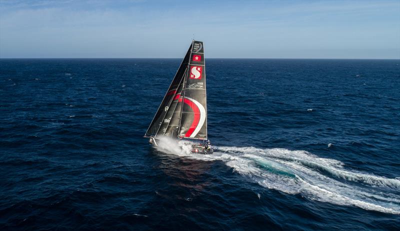 Leg 7 from Auckland to Itajai, day 03 on board Sun Hung Kai / Scallywag. 24 knots boat speed as the miles to Cape Horn tick by. 20 March,  photo copyright Konrad Frost / Volvo Ocean Race taken at  and featuring the Volvo One-Design class