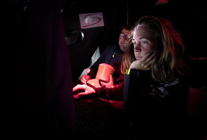 Leg 7 from Auckland to Itajai, day 5 on board Sun Hung Kai / Scallywag. Position report in and it hasn't been the best six hours. The team have lost more miles on the fleet. Libby Greenhalgh. 22 March, . - photo © Konrad Frost / Volvo Ocean Race