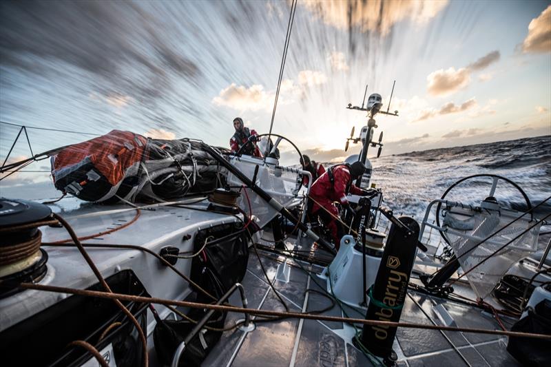 Leg 7 from Auckland to Itajai, day 6 on board Sun Hung Kai / Scallywag. Wind is increasing this evening and a lot more to come. 23 March,  photo copyright Konrad Frost / Volvo Ocean Race taken at  and featuring the Volvo One-Design class