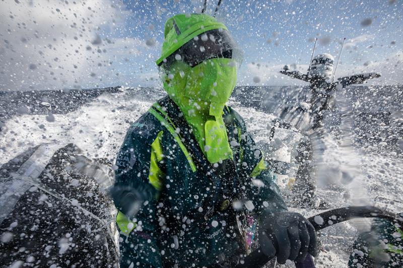 Leg 7 from Auckland to Itajai, day 9 on board AkzoNobel. 25 March, . Luke Molloy photo copyright James Blake / Volvo Ocean Race taken at  and featuring the Volvo One-Design class