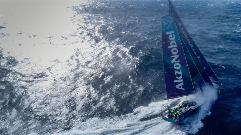 Leg 7 from Auckland to Itajai, day 10 on board AkzoNobel. 26 March,  photo copyright James Blake / Volvo Ocean Race taken at  and featuring the Volvo One-Design class