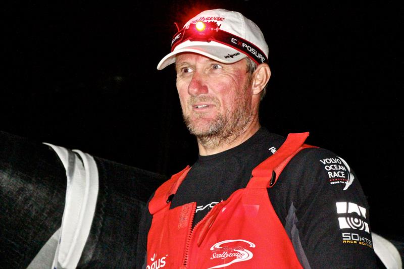 John Fisher pictured at the finish of Leg 6 of the Volvo Ocean Race. - photo © Richard Gladwell