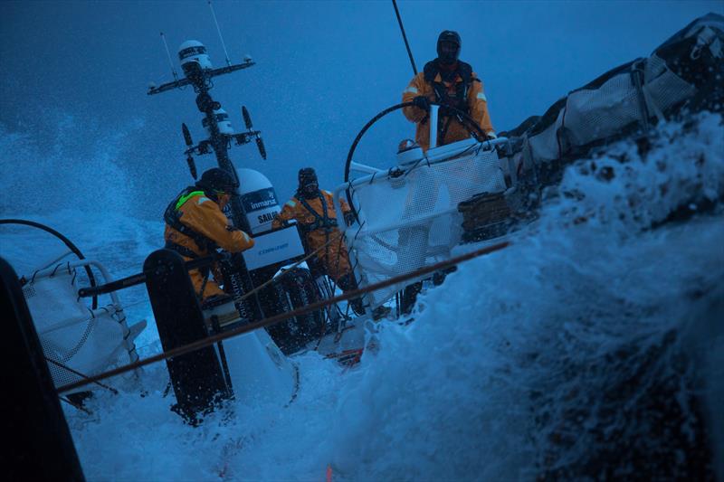 Leg 7 from Auckland to Itajai, day 11 on board Turn the Tide on Plastic. 27 March,  photo copyright Sam Greenfield / Volvo Ocean Race taken at  and featuring the Volvo One-Design class