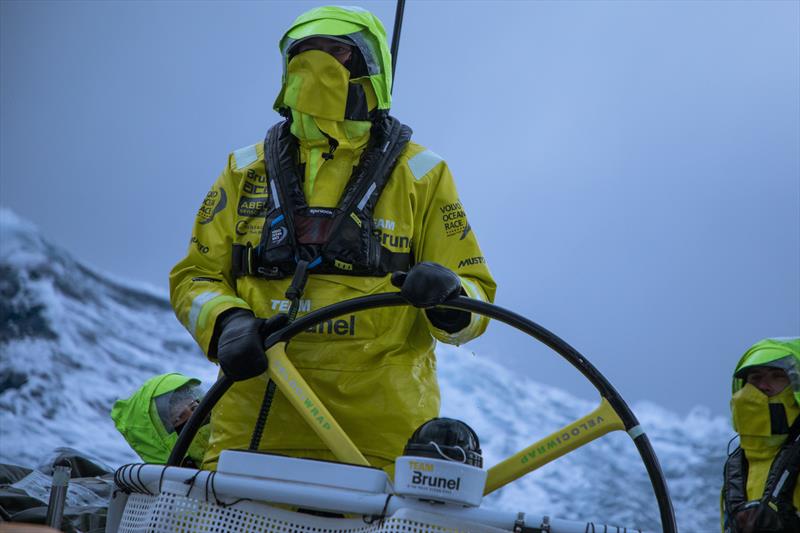 Leg 7 from Auckland to Itajai, day 08 on board Brunel. Huge seastate. Kyle Langford. 26 March, . - photo © Yann Riou / Volvo Ocean Race