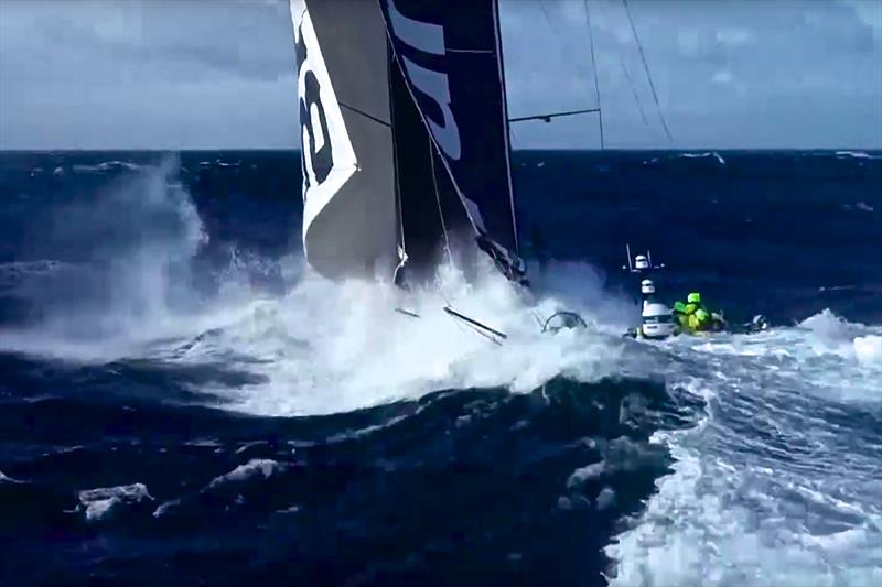 Team Brunel pushed through a big one in the last 12 hours before rounding Cape Horn - photo © Yann Riou / Volvo Ocean Race