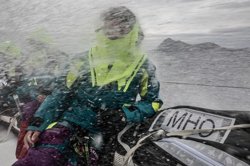 Volvo Ocean Race Leg 7 from Auckland to Itajai, day 13 on board AkzoNobel. Martine Grael 1st time around the horn. - photo © James Blake / Volvo Ocean Race