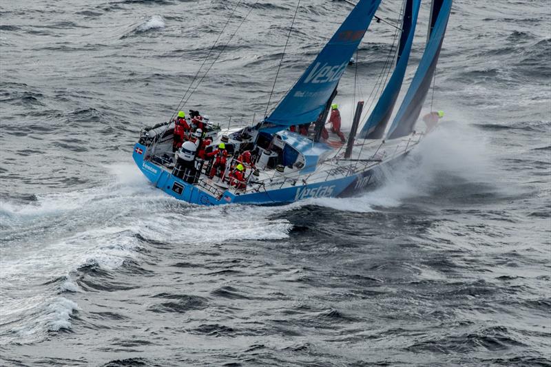 Leg 7 from Auckland to Itajai. Cape Horn. 29 March, photo copyright Ainhoa Sanchez / Volvo Ocean Race taken at  and featuring the Volvo One-Design class