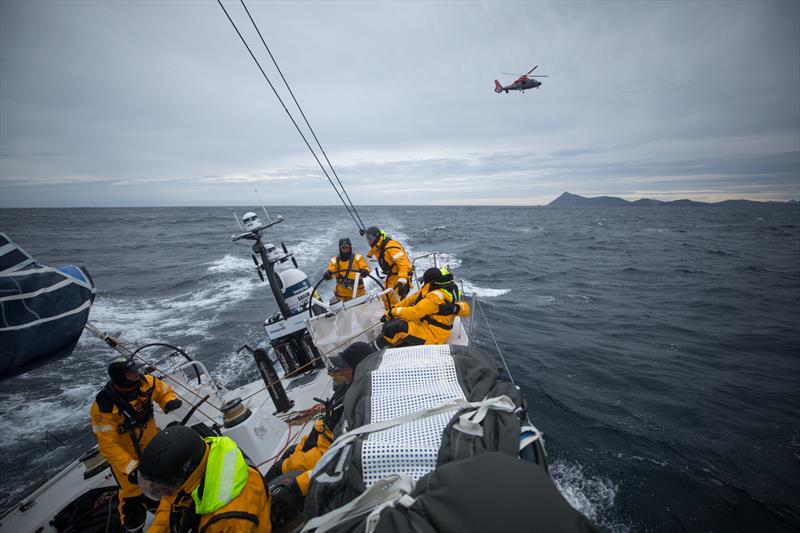 Leg 7 from Auckland to Itajai, day 13 on board Turn the Tide on Plastic. Rounding Cape Horn. 29 March,  photo copyright Sam Greenfield / Volvo Ocean Race taken at  and featuring the Volvo One-Design class