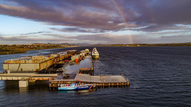 Leg 7 from Auckland to Itajai, day 15 on board Vestas 11th Hour. 31 March, . Mast Accident - Falkland Islands photo copyright Jeremie Lecaudey / Volvo Ocean Race taken at  and featuring the Volvo One-Design class