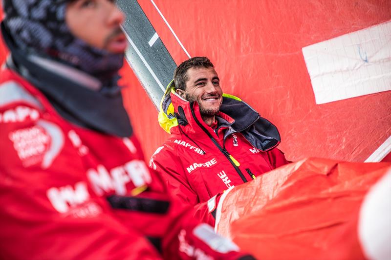 Leg 7 from Auckland to Itajai, day 14 on board MAPFRE, Blair Tuke, 31 March, . - photo © Ugo Fonolla / Volvo Ocean Race