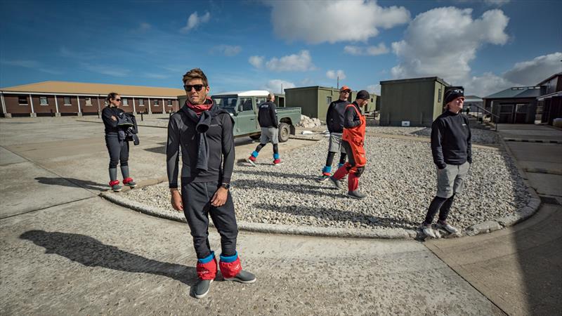 Leg 7 from Auckland to Itajai, day 15 on board Vestas 11th Hour. 31 March, . Yeah so we were looking for a laundry and ended up in an army base, and they offered to wash our clothes there, go figure.... - photo © Jeremie Lecaudey / Volvo Ocean Race