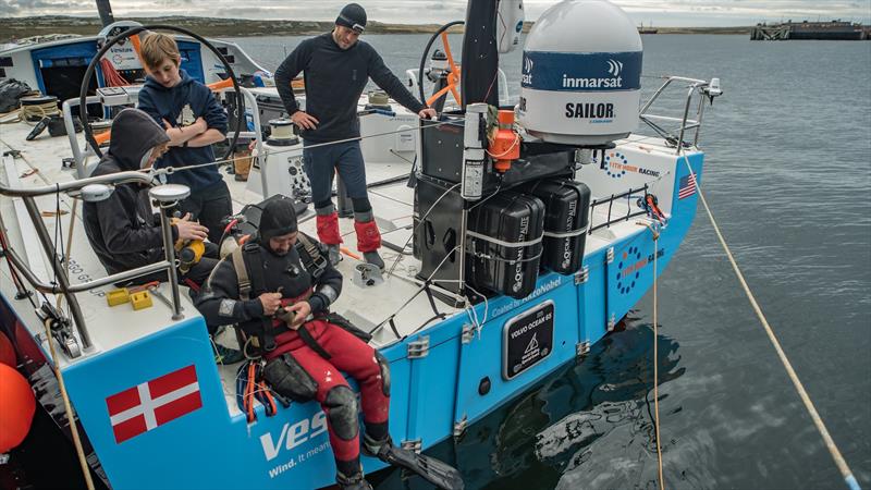 Vestas 11th Hour Racing, Port Stanley, Falkland Islands photo copyright Jeremie Lecaudey / Volvo Ocean Race taken at  and featuring the Volvo One-Design class