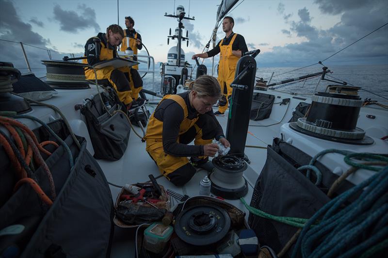 Volvo Ocean Race Leg 7 from Auckland to Itajai, day 20 on board Turn the Tide on Plastic photo copyright Sam Greenfield / Volvo Ocean Race taken at  and featuring the Volvo One-Design class