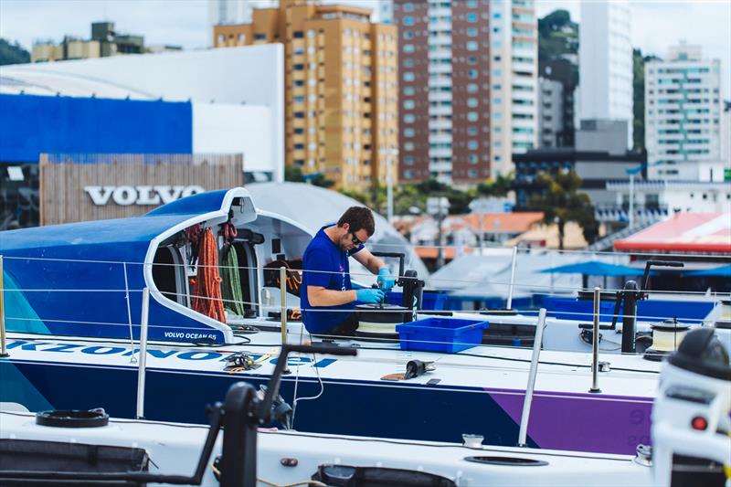 AkzoNobel - Leg 8, Itajai Stopover. Boatyard. 06 April, . - photo © Pedro Martinez / Volvo Ocean Race