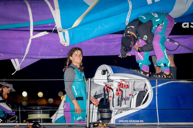 Team AkzoNobel's Martine Grael arrives into her home country - Leg 7 from Auckland to Itajai. Arrivals in Itajai. 05 April, . - photo © Pedro Martinez / Volvo Ocean Race