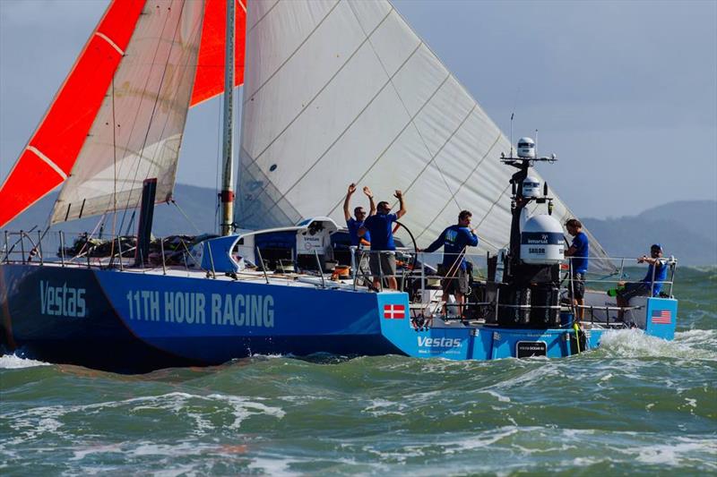 Vestas 11th Hour racing arrives in Itajai, April 16, 2018 - photo © Vestas 11th Hour Racing