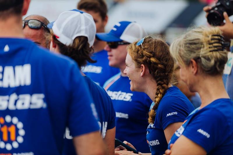 Vestas 11th Hour racing arrives in Itajai, April 16, 2018 - photo © Pedro Martinez/ Volvo Ocean Race 