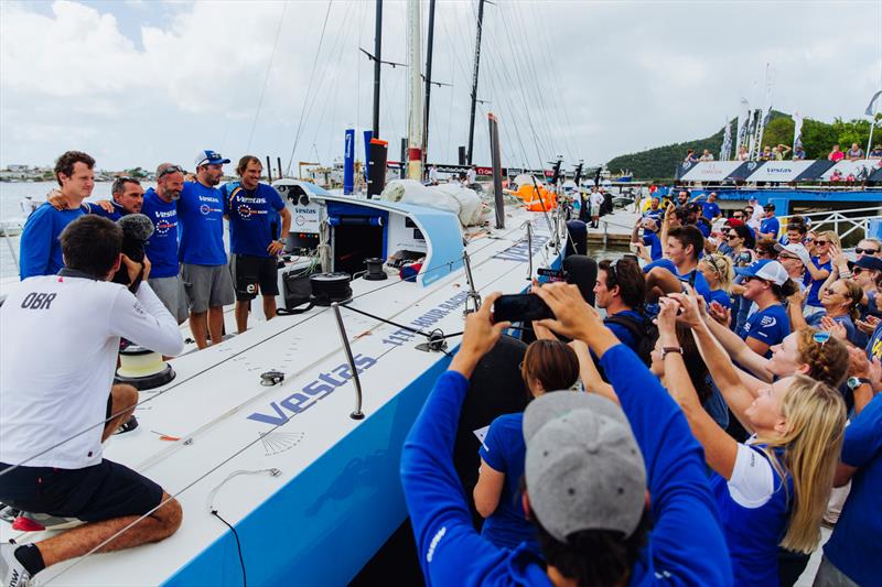  Vestas 11th Hour arrives in Itajai. 16 April, 2018. Leg 7 from Auckland to Itajai. - photo © Pedro Martinez / Volvo Ocean Race