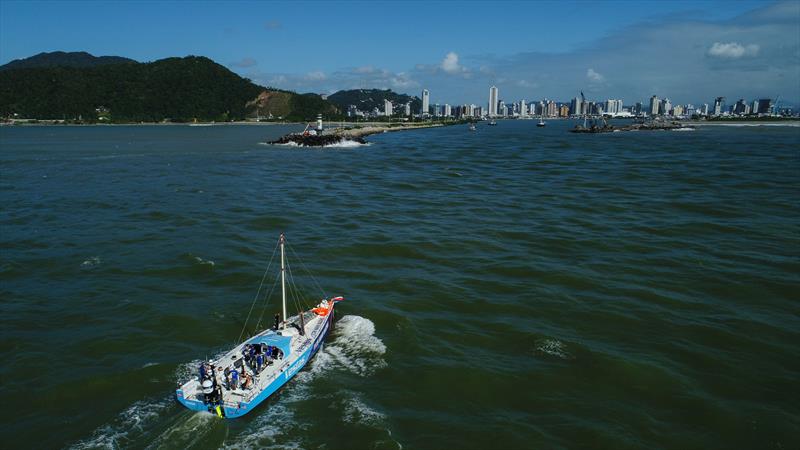  Vestas 11th Hour arrives in Itajai. 16 April, 2018. Leg 7 from Auckland to Itajai. - photo © Martin Keruzore / Volvo Ocean Race