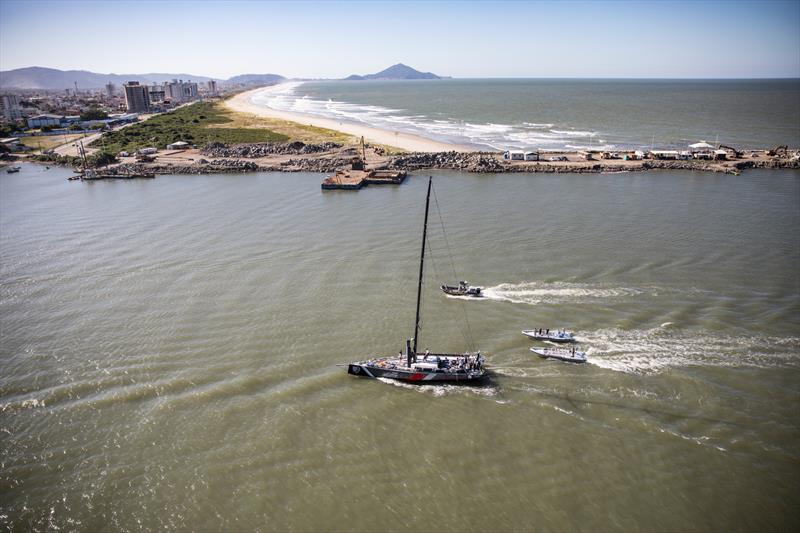 SHK / Scallywag arrives in Itajai. 19 April, 2018 - Itajai Stopover.  - photo © Ainhoa Sanchez / Volvo Ocean Race