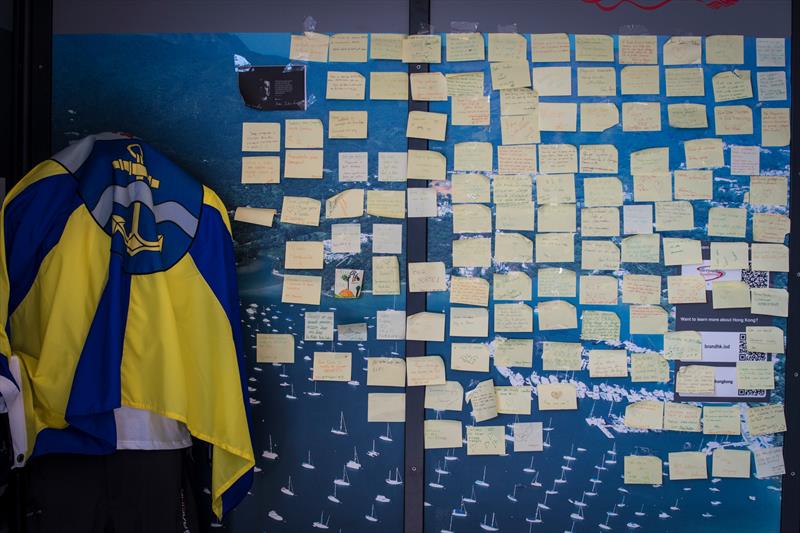 Memorial Board - Itajai Stopover. 20 April, 2018 - photo © Ainhoa Sanchez / Volvo Ocean Race