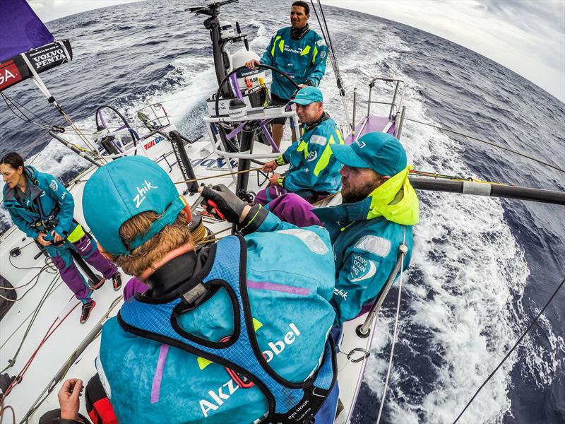 Watch changes - Leg 8 from Itajai to Newport, Day 7 on board AkzoNobel. 30 April,  photo copyright Brian Carlin / Volvo Ocean Race taken at  and featuring the Volvo One-Design class