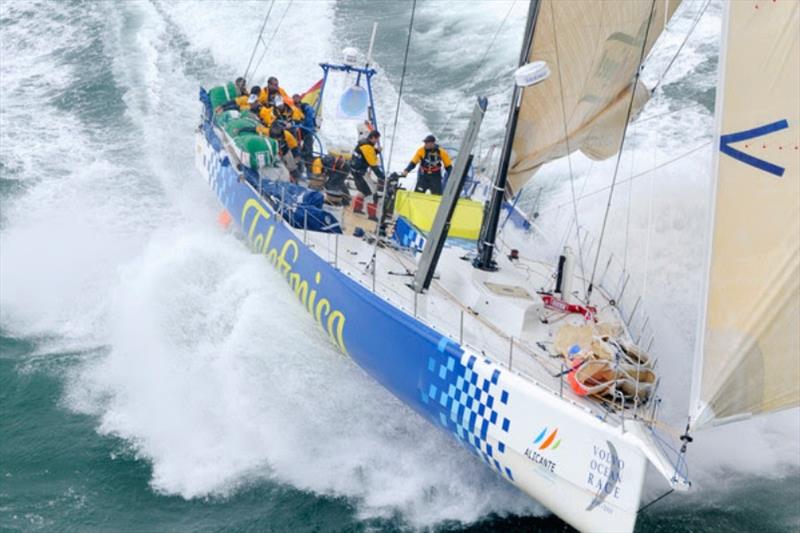 Telefónica Blue - Volvo Ocean Race photo copyright Rick Tomlinson taken at  and featuring the Volvo 70 class