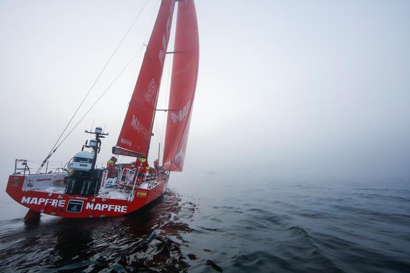 MAPFRE - Leg 8 from Itajai to Newport. Arrivals. 08 May, 2018. - photo © Jesus Renedo / Volvo Ocean Race