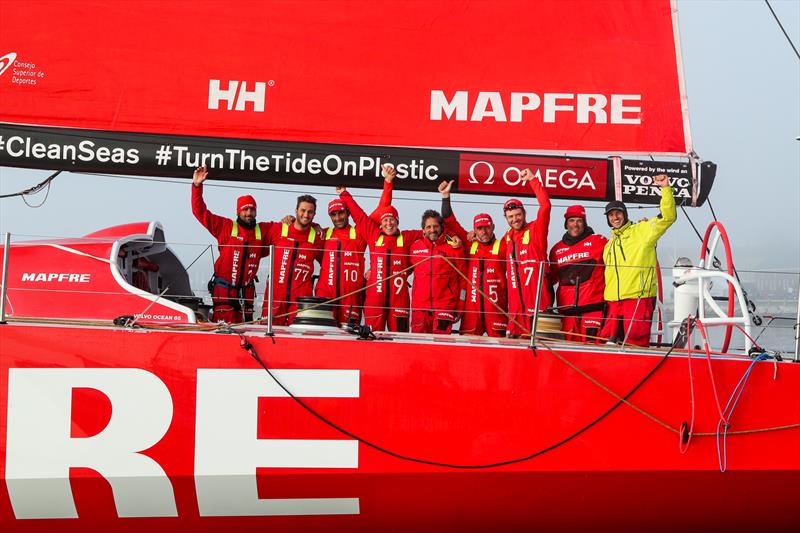 MAPFRE - Leg 8 from Itajai to Newport. Arrivals. 08 May,. - photo © Jesus Renedo / Volvo Ocean Race