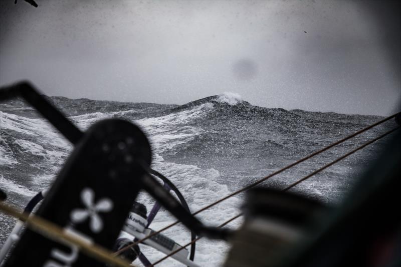 Leg 9, from Newport to Cardiff, day 6 on board Team AkzoNobel. Waves are mostly with us and help to push the boat towards the UK.25 May,  photo copyright Konrad Frost / Volvo Ocean Race taken at  and featuring the Volvo One-Design class