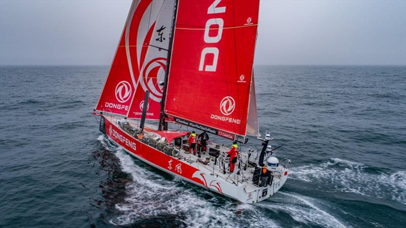 Volvo Ocean Race Leg 9, from Newport to Cardiff, day 08, on board Dongfeng photo copyright Jeremie Lecaudey / Volvo Ocean Race taken at  and featuring the Volvo One-Design class