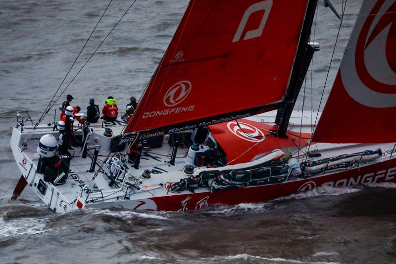 Dongfeng - Leg 9, from Newport to Cardiff, arrivals. 29 May,  photo copyright Ainhoa Sanchez / Volvo Ocean Race taken at  and featuring the Volvo One-Design class