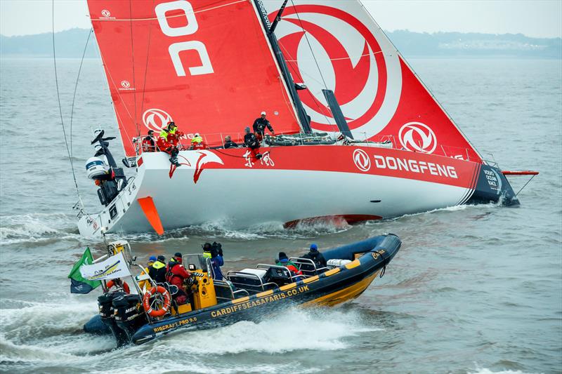 Dongfeng - Leg 9, from Newport to Cardiff, arrivals. 29 May,  photo copyright Ainhoa Sanchez / Volvo Ocean Race taken at  and featuring the Volvo One-Design class