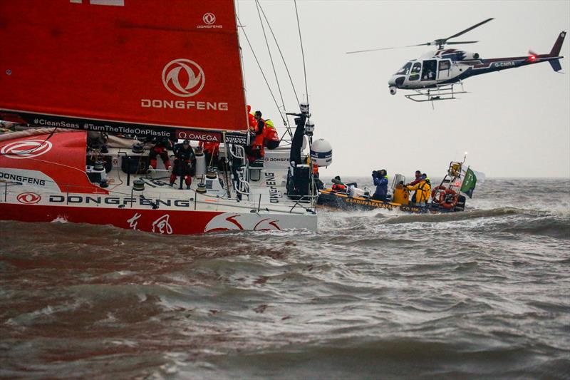 Dongfeng - Leg 9, from Newport to Cardiff, arrivals. 29 May, . - photo © Jesus Renedo / Volvo Ocean Race