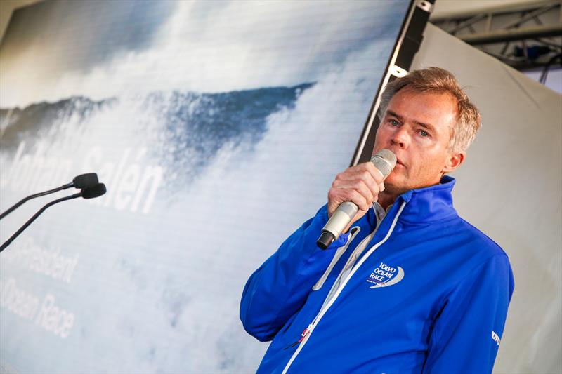 Johan Salen - co President of the Volvo Ocean Race photo copyright Jesus Renedo / Volvo Ocean Race taken at  and featuring the Volvo One-Design class