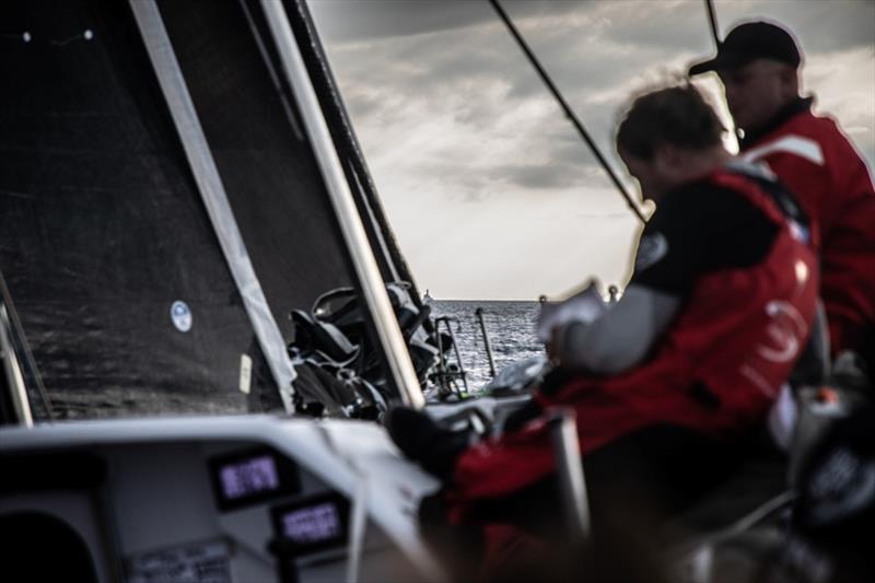 Volvo Ocean Race Leg 10, from Cardiff to Gothenburg, day 2, on board Sun Hung Kai / Scallywag. Fastnet Rock on the bow. - photo © Konrad Frost / Volvo Ocean Race