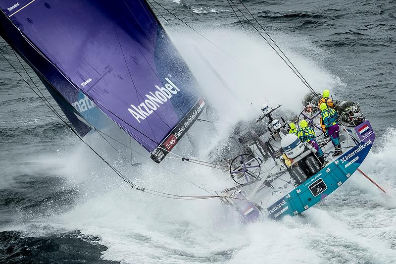 Team AkzoNobel - Leg 10 from Cardiff to Gothenburg photo copyright Ainhoa Sanchez / Volvo Ocean Race taken at  and featuring the Volvo One-Design class