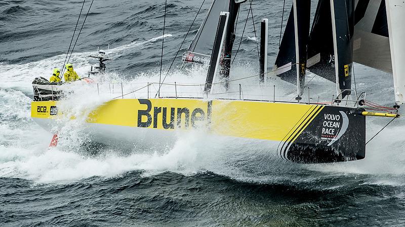 Team Brunel - Leg 10 from Cardiff to Gothenburg photo copyright Ainhoa Sanchez / Volvo Ocean Race taken at  and featuring the Volvo One-Design class