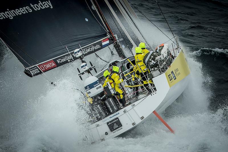 Team Brunel - Leg 10 from Cardiff to Gothenburg photo copyright Ainhoa Sanchez / Volvo Ocean Race taken at  and featuring the Volvo One-Design class