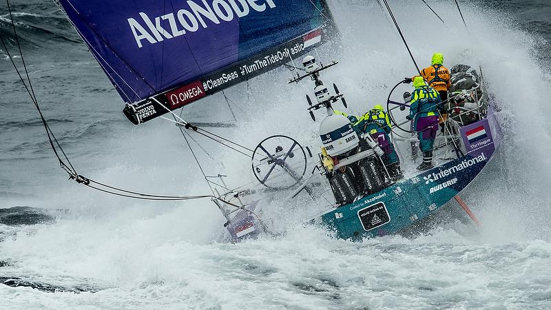 Team AkzoNobel - Leg 10 from Cardiff to Gothenburg photo copyright Ainhoa Sanchez / Volvo Ocean Race taken at  and featuring the Volvo One-Design class