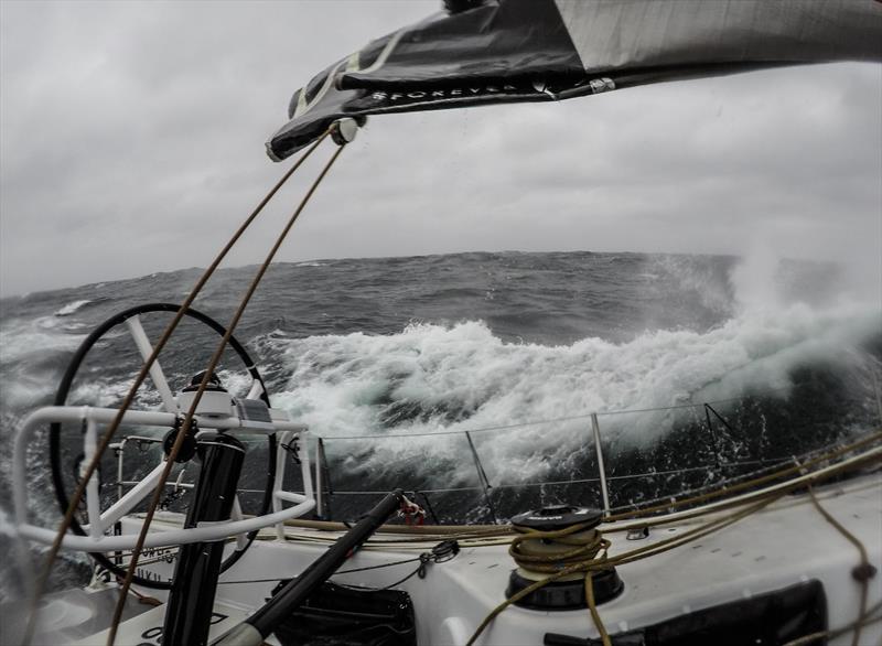 Leg 10, from Cardiff to Gothenburg, Day 5 on board Sun Hung Kai / Scallywag. Wind is as high as we've seen it on this leg and looks to carry us all the way to Sweden. 14 June, 2018 photo copyright Konrad Frost / Volvo Ocean Race taken at  and featuring the Volvo One-Design class