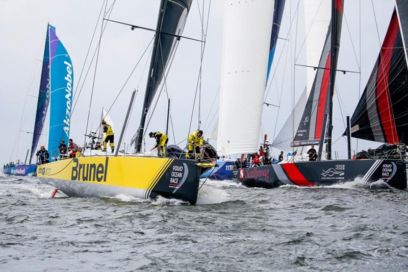 Gothenburg stopover. Gothenburg In-Port Race photo copyright Jesus Renedo / Volvo Ocean Race taken at  and featuring the Volvo One-Design class