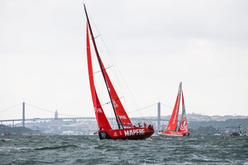 Gothenburg stopover. Gothenburg In-Port Race photo copyright Jesus Renedo / Volvo Ocean Race taken at  and featuring the Volvo One-Design class