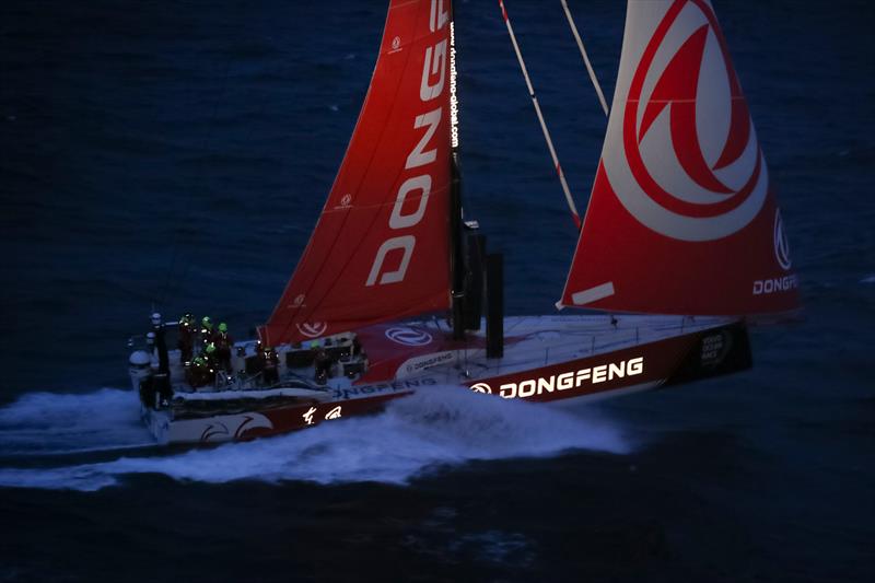 Dongfeng - Leg 10, from Cardiff to Gothenburg, LIVE from the helicopter Day 04. 13 June, 2018 photo copyright Ainhoa Sanchez / Volvo Ocean Race taken at  and featuring the Volvo One-Design class