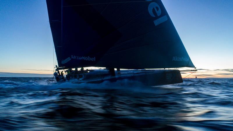 Leg 11, from Gothenburg to The Hague, day 2 on board AkzoNobel. 22 June, . Brunel in the distance - photo © James Blake / Volvo Ocean Race