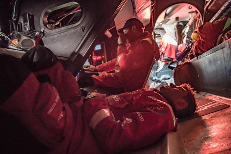 Leg 11, from Gothenburg to The Hague, Day 02 on board Vestas 11th Hour. 22 June, . Tom Johnson, Simon Fisher aka Sifi. - photo © Jeremie Lecaudey / Volvo Ocean Race